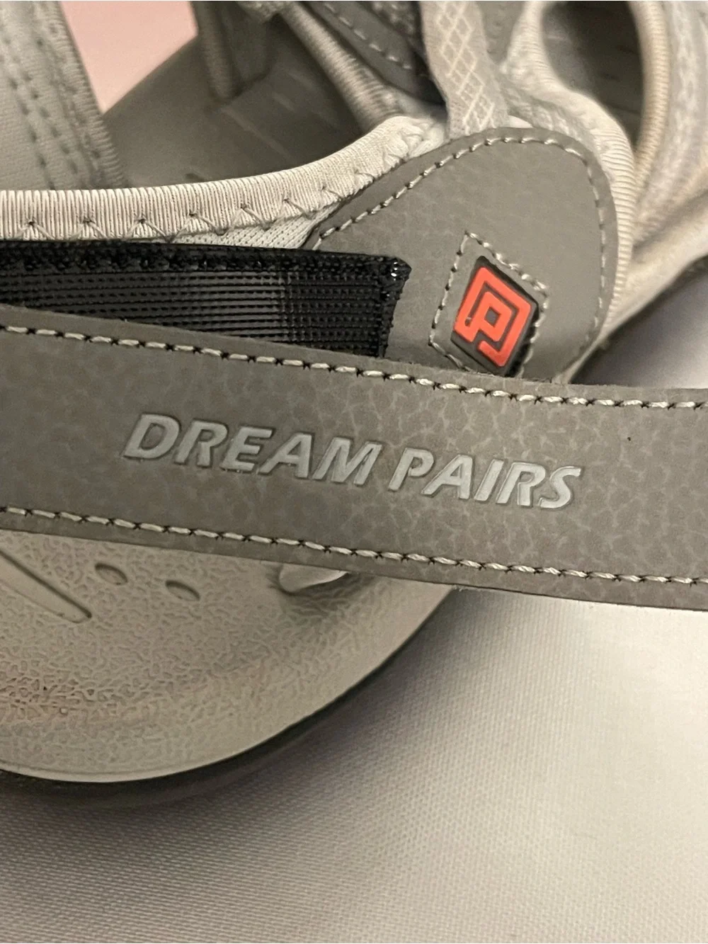 Dream Pairs Men’s Athletic Sandals Gray Outdoor Water Shoes w/Toggle Lace Sz 13
